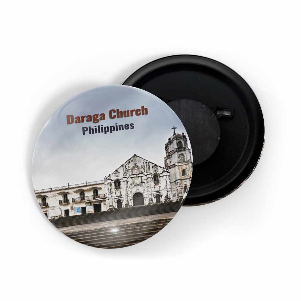 dhcrafts Fridge Magnet Multicolor Famous Tourist Place Daraga Church Philippines Glossy Finish Design Pack of 1